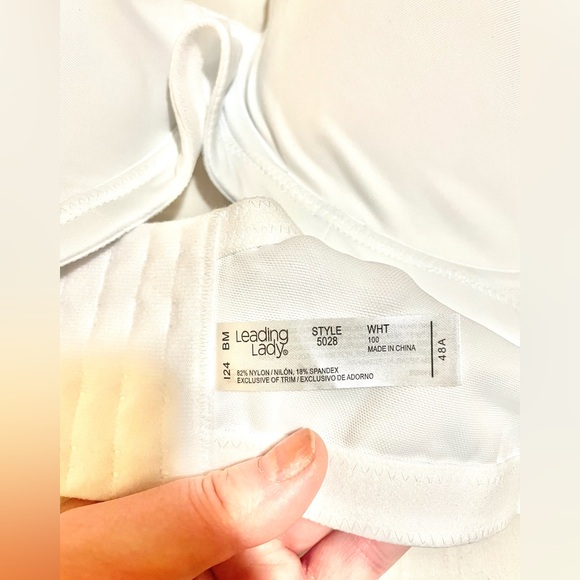 Leading Lady 48A Underwire Padded T-Shirt Bra - Picture 8 of 9